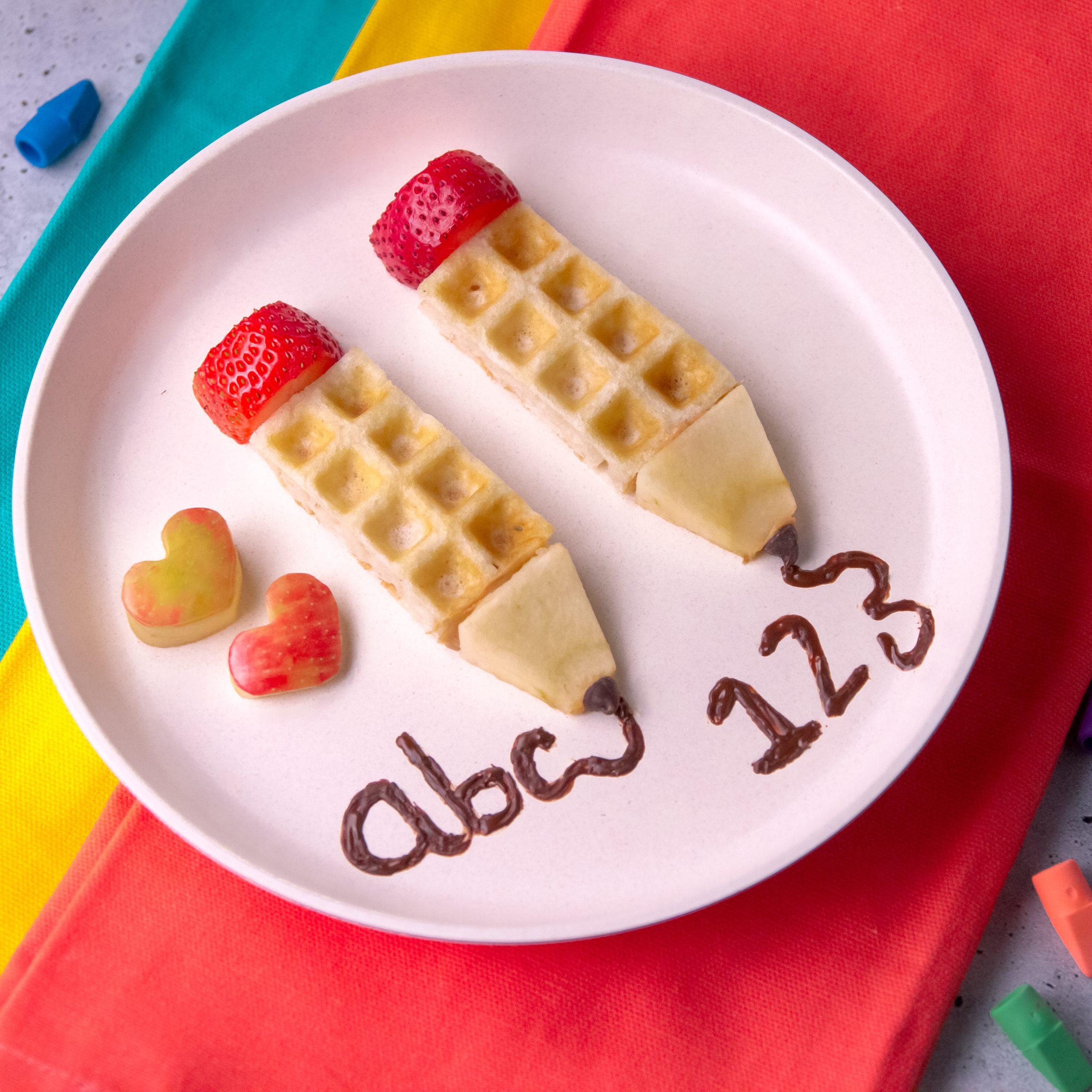 Back-to-school pencil waffles - Kimberton Whole Foods